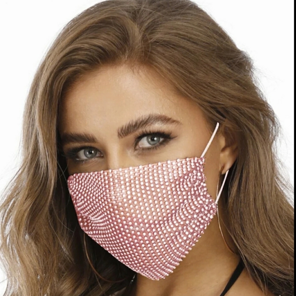 Reinstone bling bling face mask/face covering